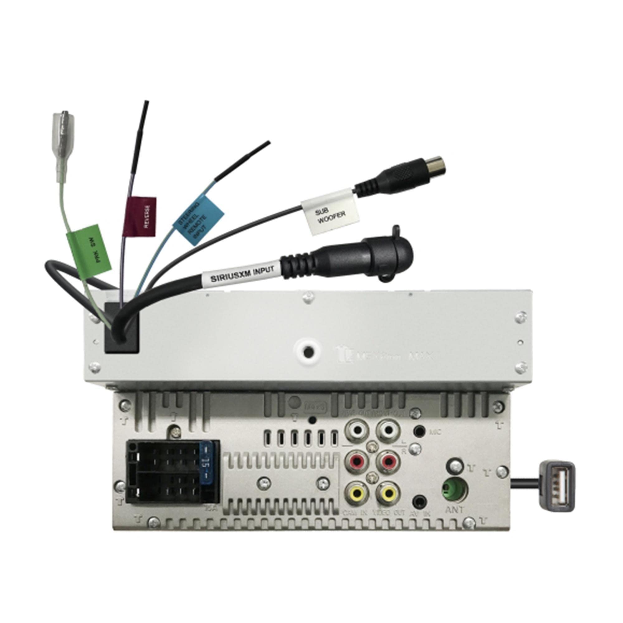 Jvc Kw-V66Bt 6.8'' Touchscreen Receiver Compatible With Apple Carplay & Android Auto Bundled With Two Pairs Of S-S65 6.5'' Coaxi